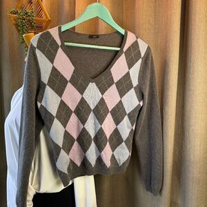 Cashmere & Silk JAX v-neck sweater - M